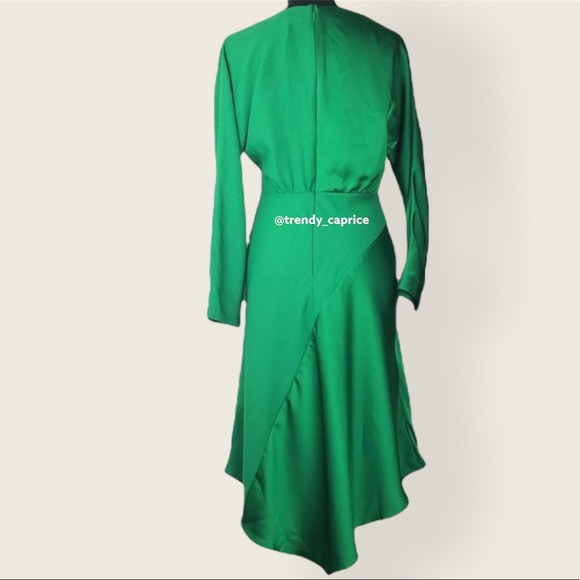 Cushnie x Target Midi Green Wrap Dress - Picture 4 of 5